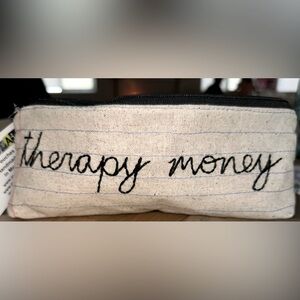 Therapy Money Canvas Pouch